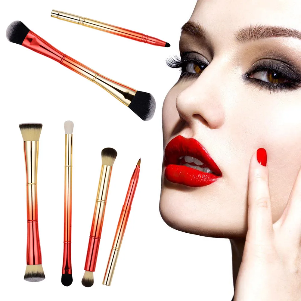 

6PCS Fashion Gradient Color Cosmetic Makeup Brush Makeup Brush Eyeshadow Brush Gradient makeup brush set Health & Beauty H303325