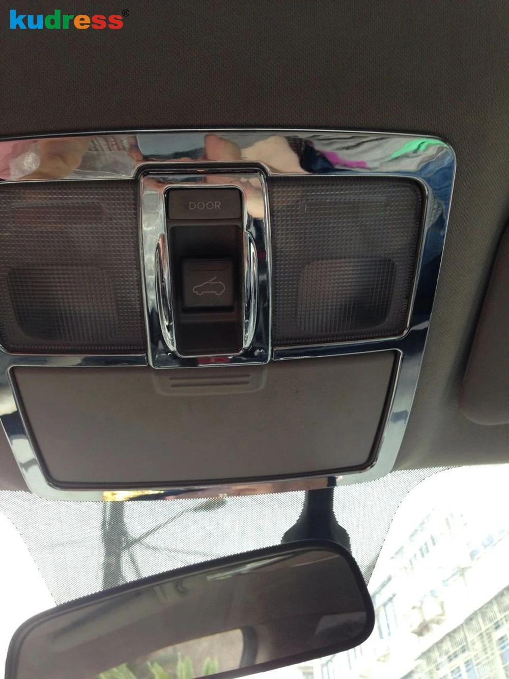 Для Kia Sportage 2011 2012 2013 2014 2015 внутренняя хромированная крышка лампы для чтения