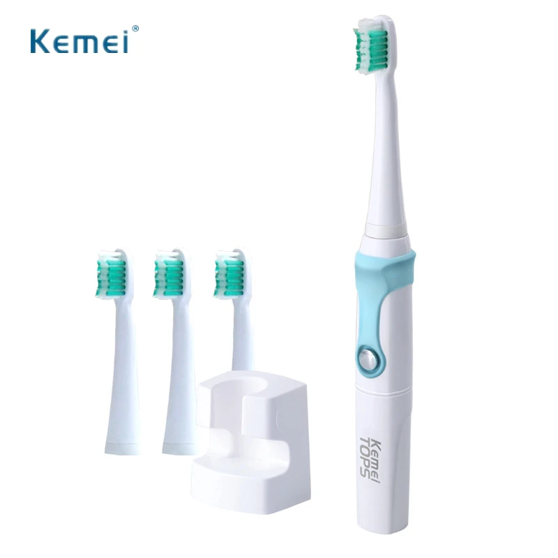 Kemei Профессиональный Электрические зубные щётки km 907 360 градусов платно