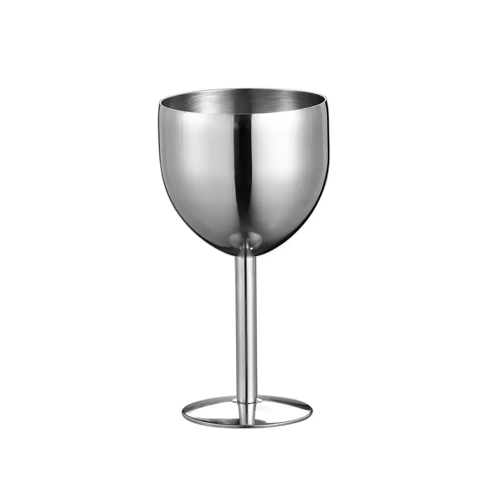 Бокал для вина из нержавеющей стали es 240 мл металлические небьющиеся бокалы для красного вина, бокалы для шампанского, коктейлей, напитков, барная посуда