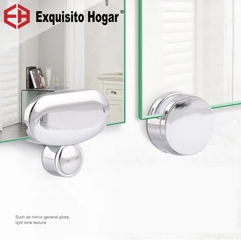 

Bathroom Mirror Glass Mirror Hinger Fixed Accessories Advertising Plate Glass Clamp Fixed Clip Mirror Mirror Fixed Fitting