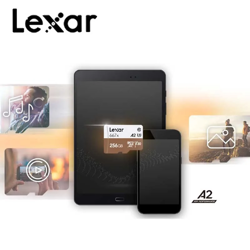 Адаптер Lexar для карт 256 ГБ 128 Гб 64 667x Micro SD карта 2 0 USB SDXC памяти TF считыватель