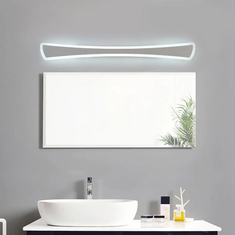 Ceny Reflektory lustrzane LED, nowoczesne oświetlenie, 50cm24w, dekoracyjne światła ścienne do sypialni, oświetlenie łazienkowe, wodoodporne, przeciwmgielne