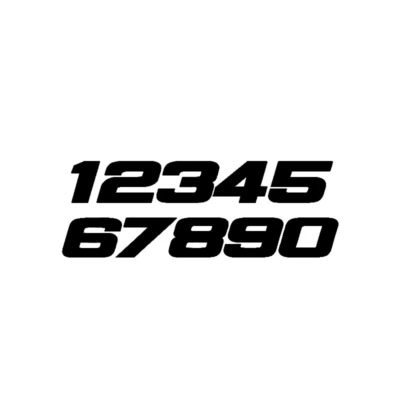15 5*5 4 см номер телефона 1234567890 виниловая наклейка Графический черный/белый