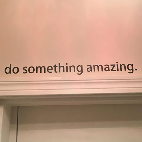 

1Pc Do Something Amazing Wall Art Decal Living Room Bedroom Wall Sticker Decor