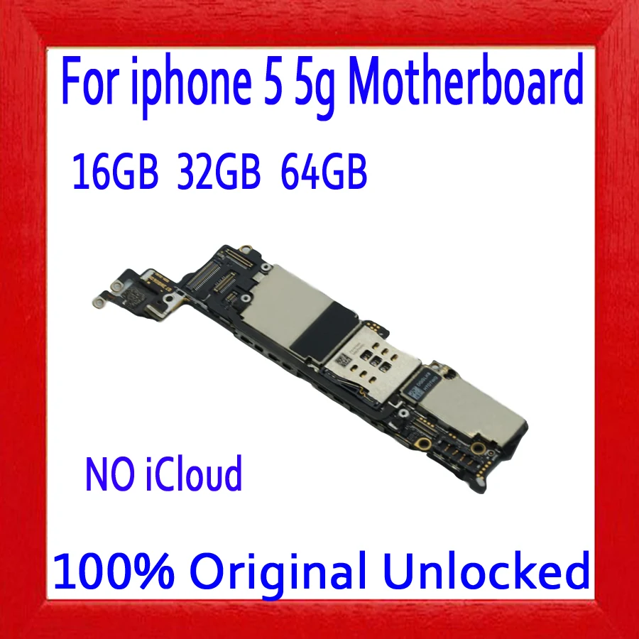 

16gb / 32gb / 64gb for iphone 5 Motherboard,100% Original unlocked for iphone 5 5g Mainboard with Full Chips,Clean iCloud