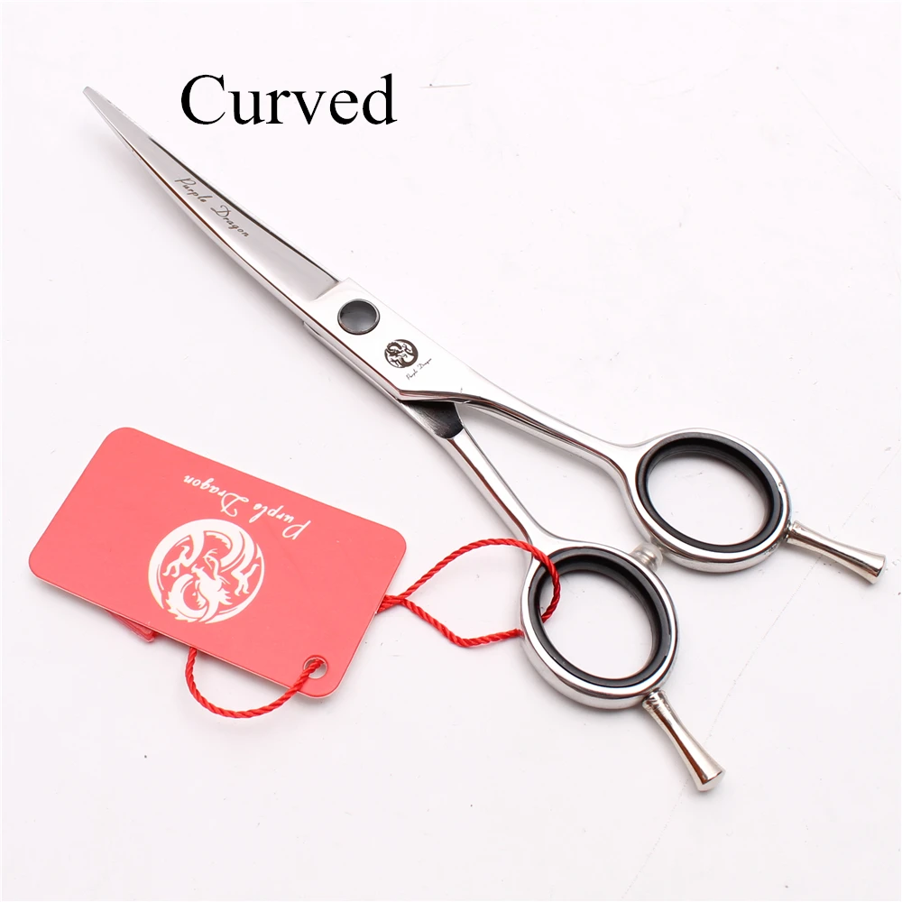 

5.5" 6" 7" 8" Purple Dragon Dog Curved Shears Puppy Grooming Scissors Dog Scissors Animal Shears Professional Pet Scissors Z1028
