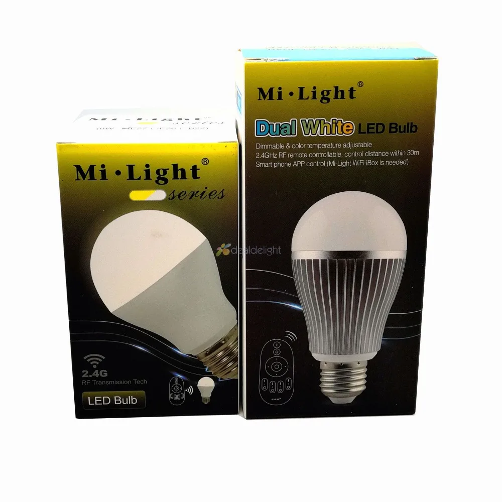Goede Mi. Light 2.4G 6 W FUT017 9 W FUT019 CCT LED Lamp Kleur Temperatuur Verstelbare Dual Wit CW WW AC110V 220 V