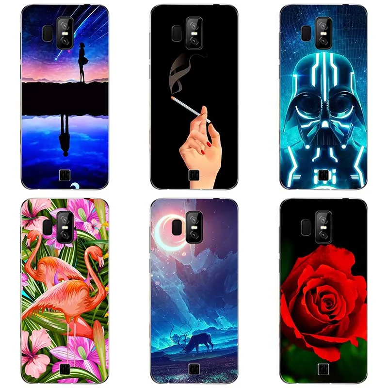 

Colorful Painted Soft Silicone Cases For Homtom S7 Cartoon Animal Phone Cases Soft TPU For Homtom S7 Flower Cover Coque