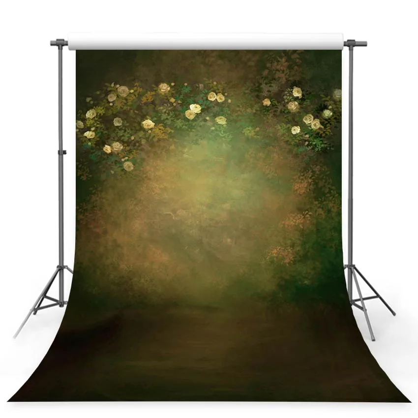 5x7ft Art fabric photography backdrops flower photo background custom