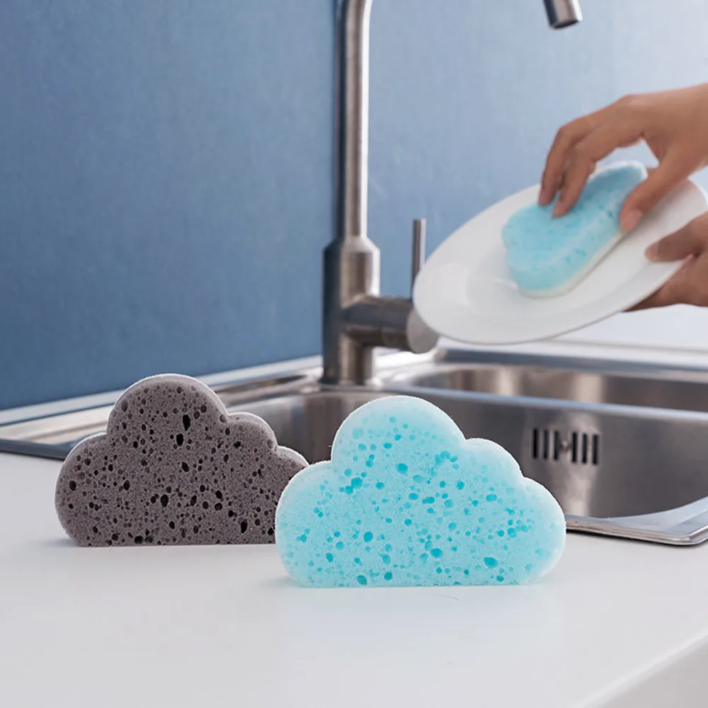 Sponge Magic Sponge Eraser Melamine Cleaner Cloud Shape Sponge Brush Household Cleaning Tools Decontamination Sponges Rubbing