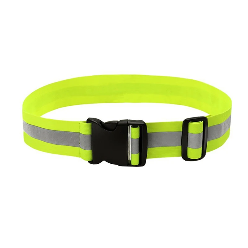 Safety High Visibility Reflective Elastic Waist Band Belt Sport Running