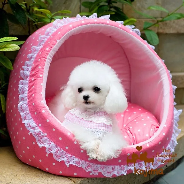 Осень Зима собаки кошки розовый кружева принцесса дом doggy теплые мягкие товары для собак Щенок кровати собака кошка диванные принадлежности 1 шт