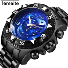Mens Watches Luxury Top Brand Big Dail Quartz Watch Men Temeite Stainless Steel Gold Men's Wristwatches Calendar Male Relogio Mens Watches Luxury Top Brand Big Dail Quartz Watch Men Temeite Stainless Steel Gold Men's Wristwatches Calendar Male Relogio