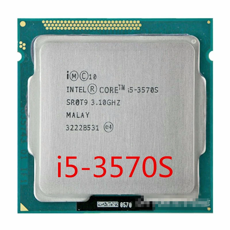 

Intel Core i5-3570S 3.1 GHz Quad-Core CPU Processor 6M 65W LGA 1155 desktop Cpu