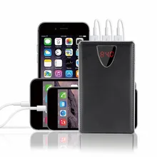 

Portable Battery 20000mAh Power Bank 2 LED Lights 3 USB LCD Display Powerbank Fast Charger For XIAOMI Samsung s8 s9 Mobile Phone