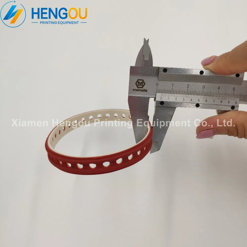 

10 pieces F4.614.560/01 red suction belt for offset printing machine XL75 SM102 XL105 XL145 XL162 size:245x10mm