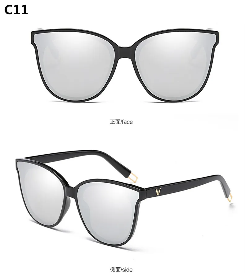 HUITUO ретро модные круглые солнцезащитные очки с океанскими линзами для женщин и мужчин брендовые дизайнерские солнцезащитные очки женские Овальные очки