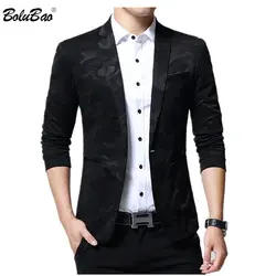 BOLUBAO новый бренд для мужчин свадебные Блейзер 2019 демисезонный мужской пиджак костюм жилет деловые блейзеры пальто