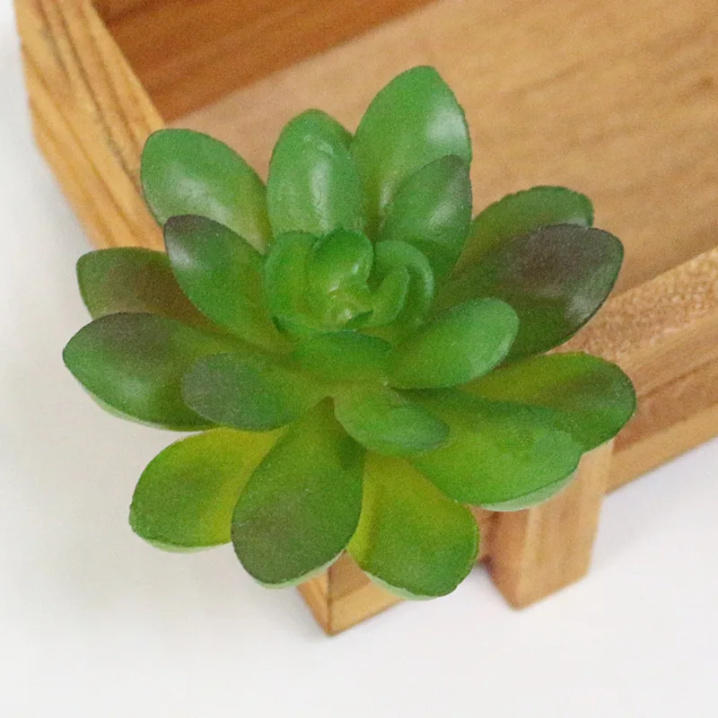 Flone High Quality Artificial Multi-layer Succulent Plant Mini Simulation Succulent Plant Green Plants Flowers Home Room Decor  (15)