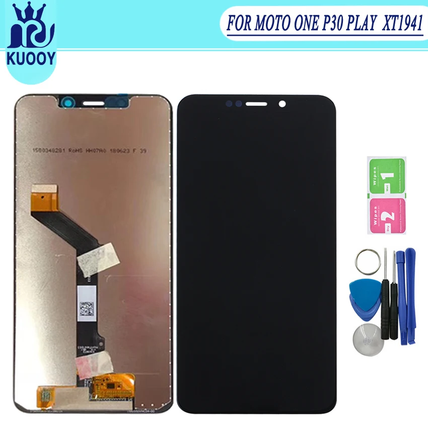 

Remanbor For Motorola for Moto One LCD Display And Touch Screen 5.9'' Assembly For Motorola P30 Play xt1941 LCD With Tools