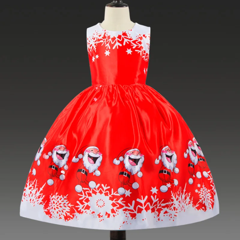 2019 Hot Sale Christmas Princess Dress for Girls Summer Tutu Wedding Birthday Dresses Costume Prom Design | Свадьбы и торжества