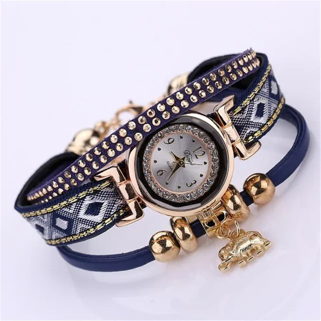 Louise Women Leather Bracelet Watch New Design Fashion Rivet Quartz Watch Reloje Louise Women Leather Bracelet Watch New Design Fashion Rivet Quartz Watch Reloje