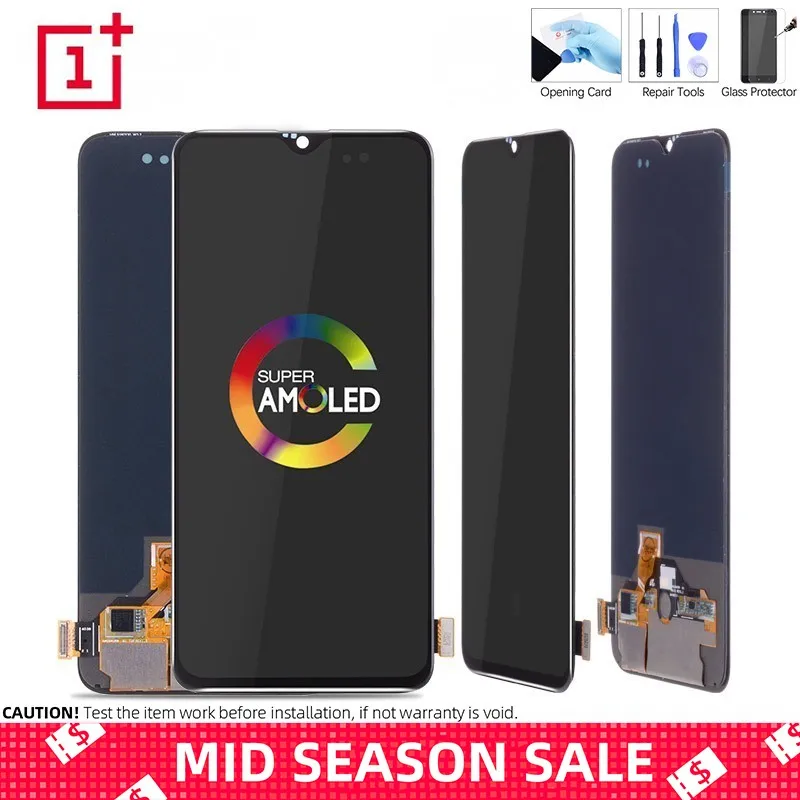 Global AMOLED Original LCD For Oneplus 6T Display Touch Screen