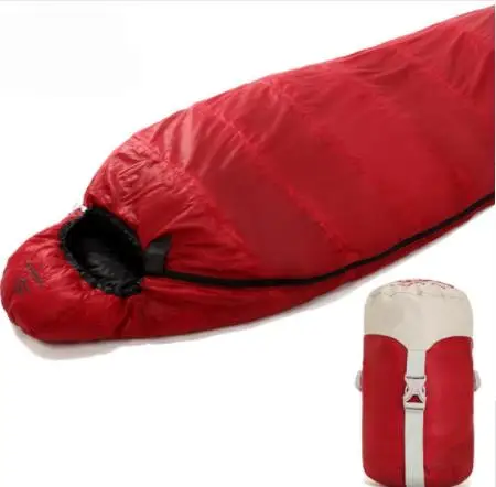 Cheap  Down sleeping Bag Outdoor Ultra Light Winter Warm Adult Camping Duck Down Light Sleeping Bag 90% Wh