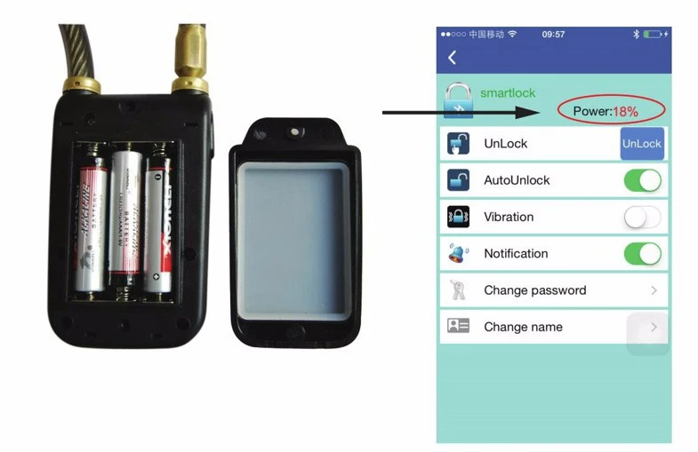 Bluetooth Смарт-замок с звонок на велосипед Смарт-замок велосипед/мотоцикл замок без ключа приложение Contol