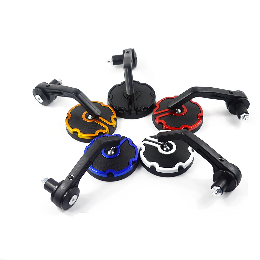 MOTORCYCLE MIRRORS ACCESSORIES 7/8&quot 22MM HANDLEBAR END REARVIEW MIRROR FOR YAMAHA FZ1 FZ6 FZ8 CAFE RACER scooter accessories |