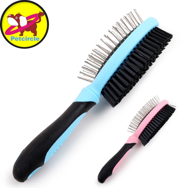 Hot Double Side Pet Grooming Combs Plastic Pet Grooming Combs Color