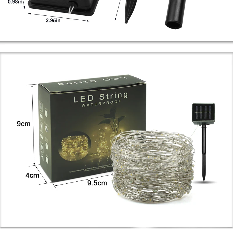 Solar powered led strings (6)