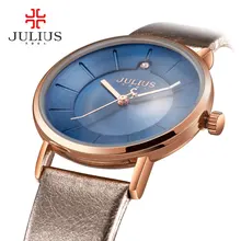 Promotion Julius Watches Fashion Business Women Leather Strap Japan Quartz Movt Original Designer Clock Relogio Relojes JA-921