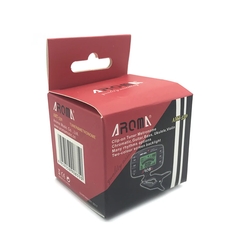 Aroma AMT 530 Metro тюнер метроном и 2 в 1 для хроматической гитары бас укулеле скрипки