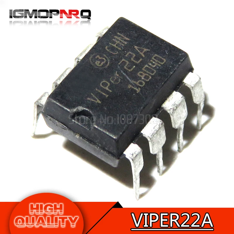 

10pcs free shipping VIPER22A VIPER22 DIP-8 AC/DC Converters Low OFF-Line S new original