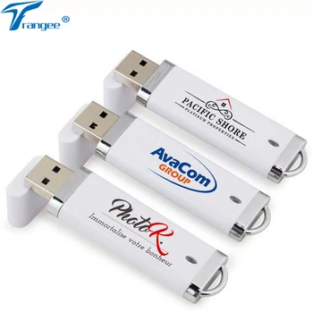 

Trangee 20PCS/Lot Pen Drive 4GB 8GB 16GB Plastic USB Flash Drive USB 2.0 Memory Stick Pendrive Free Custom Logo for Gifts