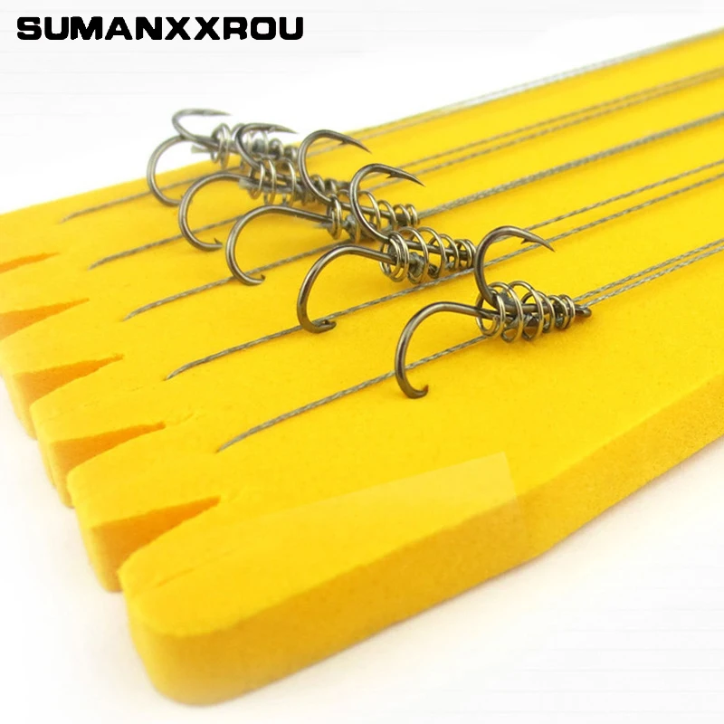 Super Strong Treble Fishing Hooks Sharp Hooks 5 6 8 10 5pcs/lot