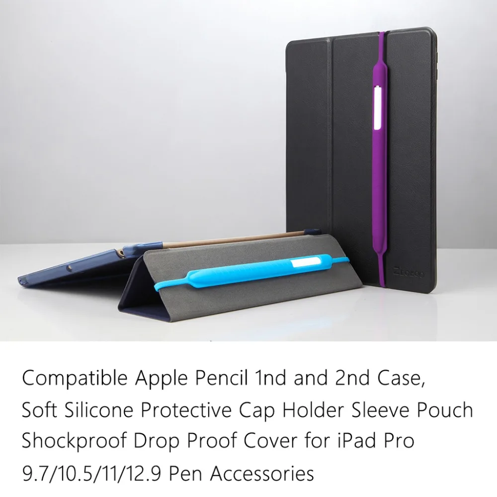 Силиконовый чехол для Apple Pencil Cover Holder Защитный чехол iPad Pro Pencil 1st 2nd