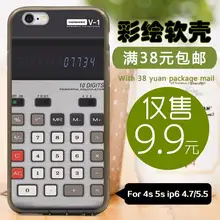 For Apple iphone 4s 5c 5s se 6 6splus 4.7’/5.5′ tpu silicone case soft shell/Hard back cover cases phone Calculator RAE13021012