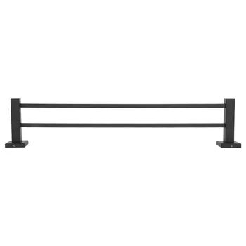 

Stainless Steel Double Towel Bar Racks Rail Holder Bathroom Toliet Towel Shelf Towel Bar Paper Holder