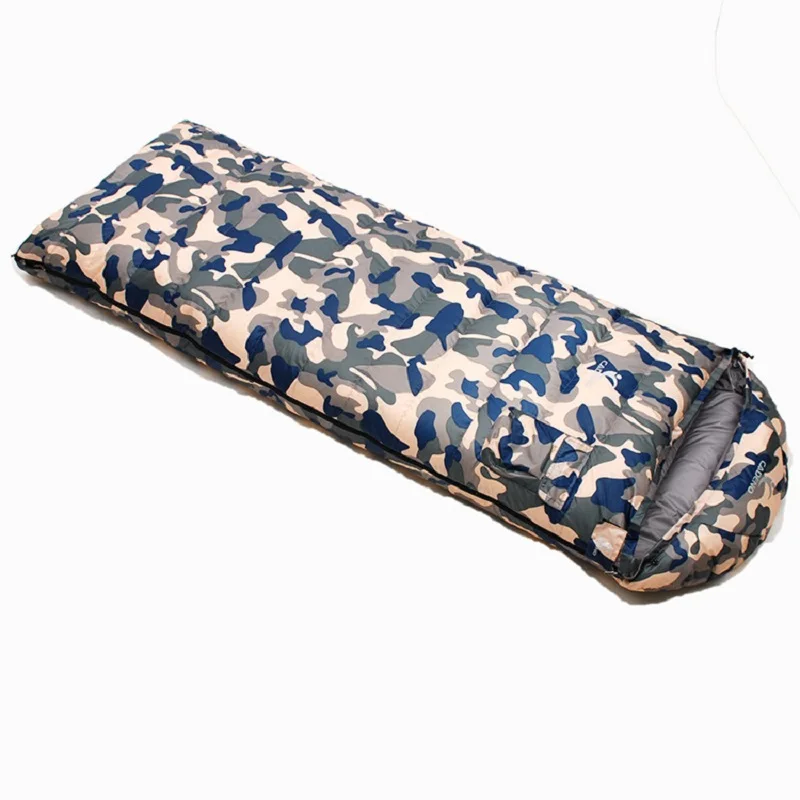 Сверхлегкий спальный мешок зимний пуховый спальный мешок военный кемпинг Вакуумная кровать принадлежности для кемпинга