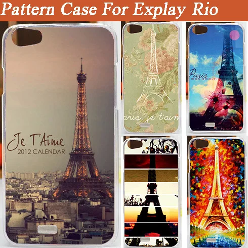 

Eiffel Tower pattern painted case for explay rio diy skin shell cover case for Explay Rio