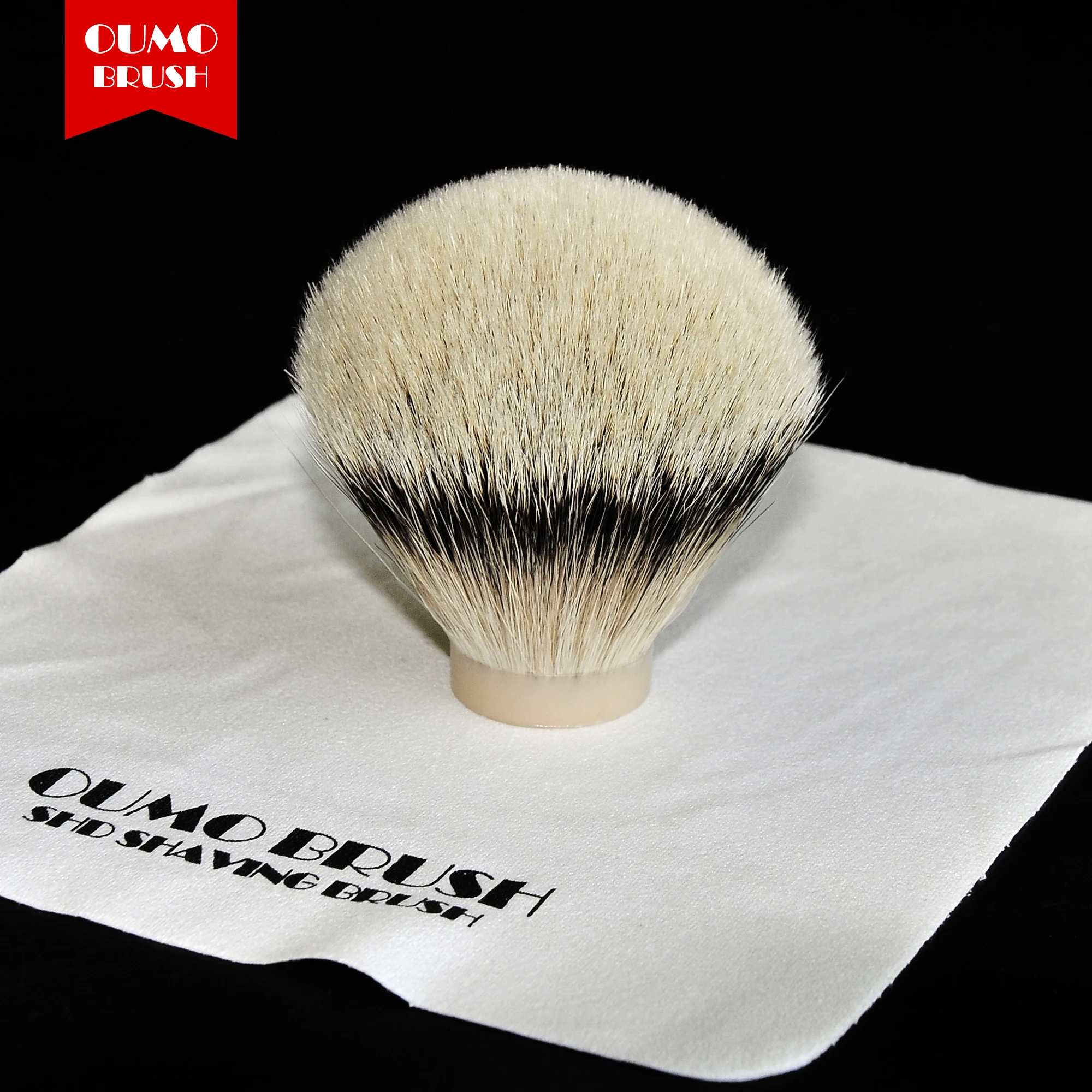 Cena OUMOBRUSH SHD SILK HMW slivertip pędzle do golenia końcówka żelowa