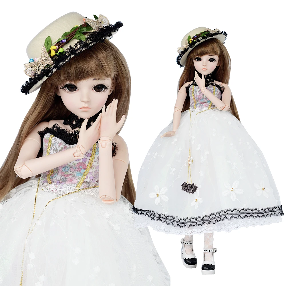 UCanaan 60 см 23 6 ''BJD SD куклы в одежде наряд обувь парик Макияж волос и 18 шаровых