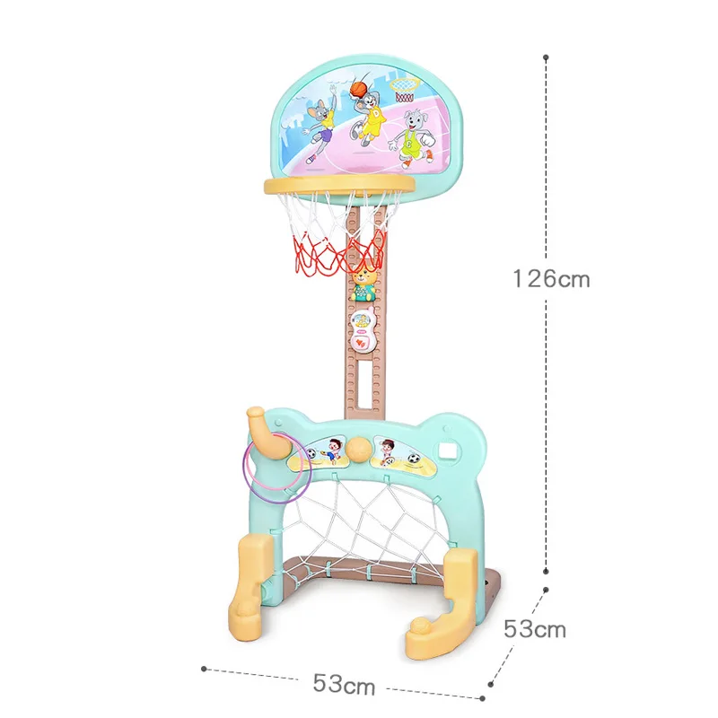 Детский подарок, баскетбольная подставка, Крытый спортивный баскетбольный обруч, игрушка, набор шариков, Набор для игры в футбол, мини-ворота для стрельбы, рамка