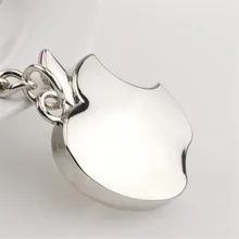 Металлический фигурный брелок apple для мужчин и женщин подвеска брелок для BMW TOYOTA VOLVO автомобильные аксессуары iPhone логотип брелок рекламный подарок