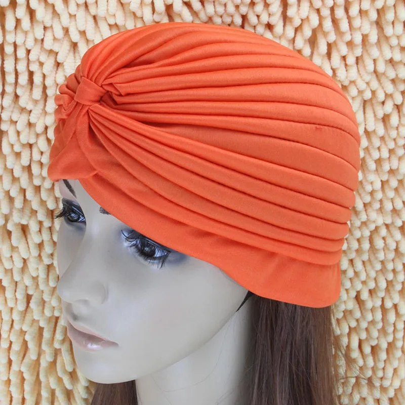 Women Winter Autumn Warm Hat European Female Beanie Cap High Stretch Turban Girls Fashion Indian style Head Hats Warmer CP0085 (1)