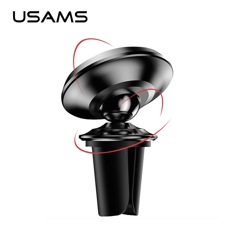 

USAMS Car Magnetic Holder for Xiaomi iphone Samsung 360 Rotating Phone Holder Universal Air Vent Mount Car Magnet Holder Stand