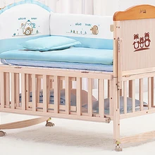 Деревянная зеленая детская кровать. Многофункциональная кровать BB. Детская кровать переменный стол. Кровать для игр. С москитной сеткой